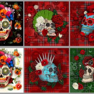 Skulls Velours