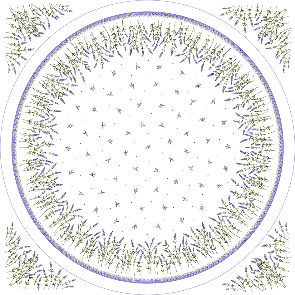 Lavandines (Nappe Ronde)