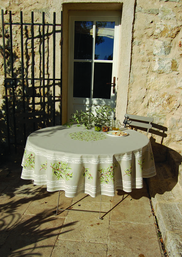 Le clos des oliviers (Nappe ronde)