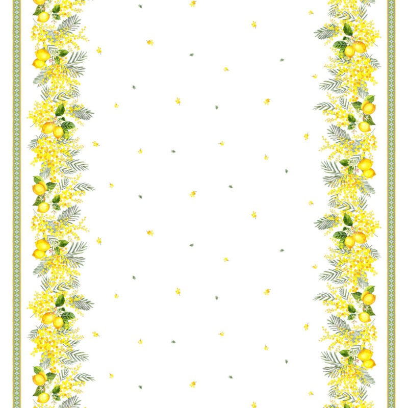 Citron mimosa (Double bordure)