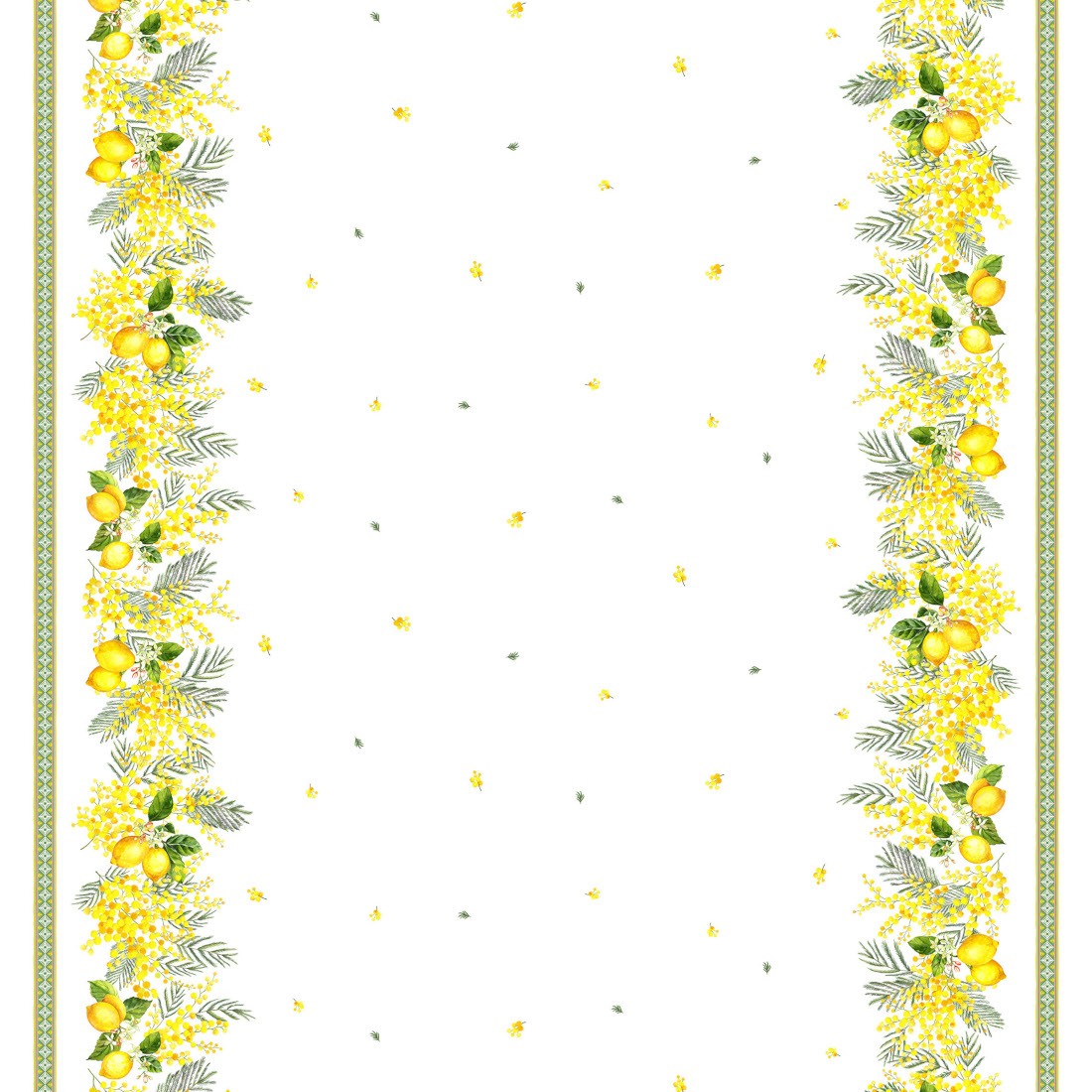 Citron mimosa (Double bordure)