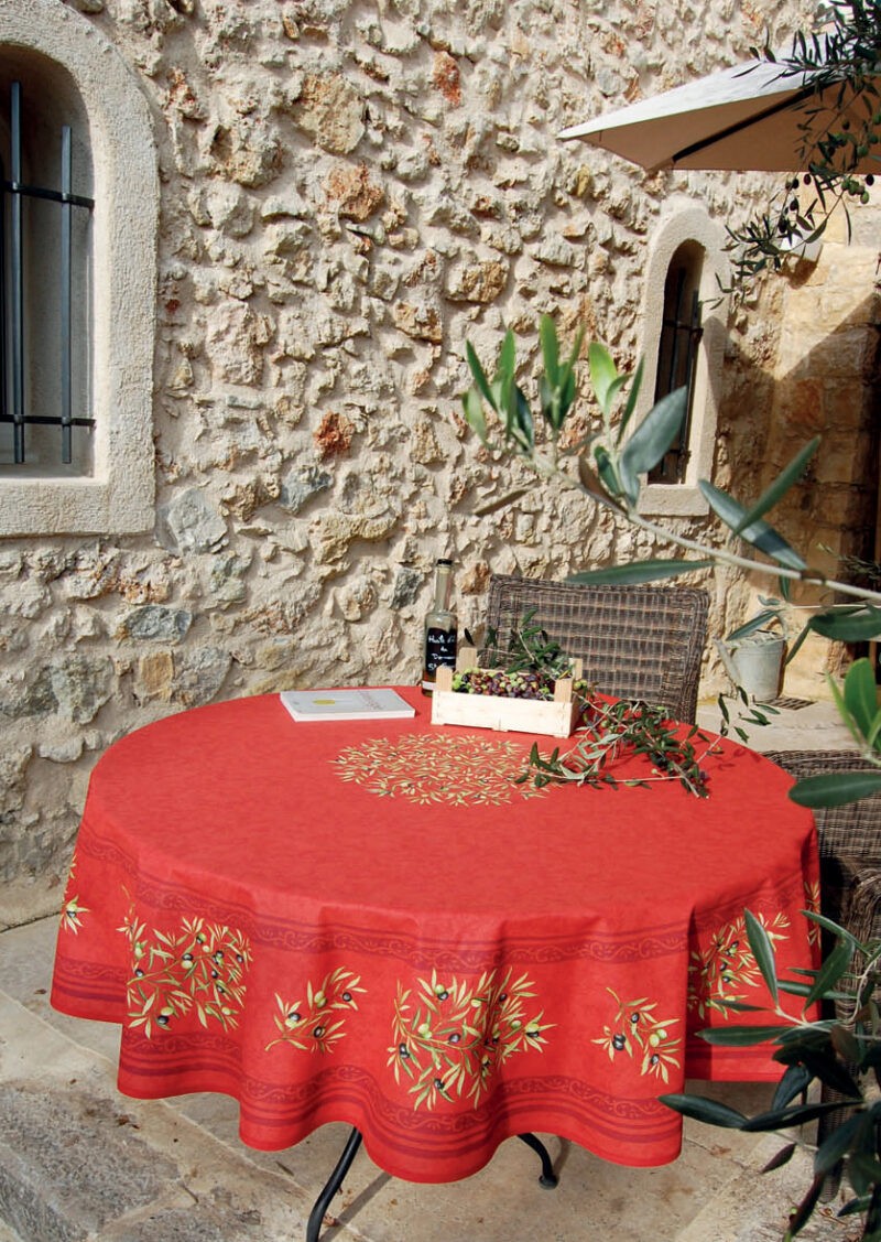 Le clos des oliviers (Nappe ronde)