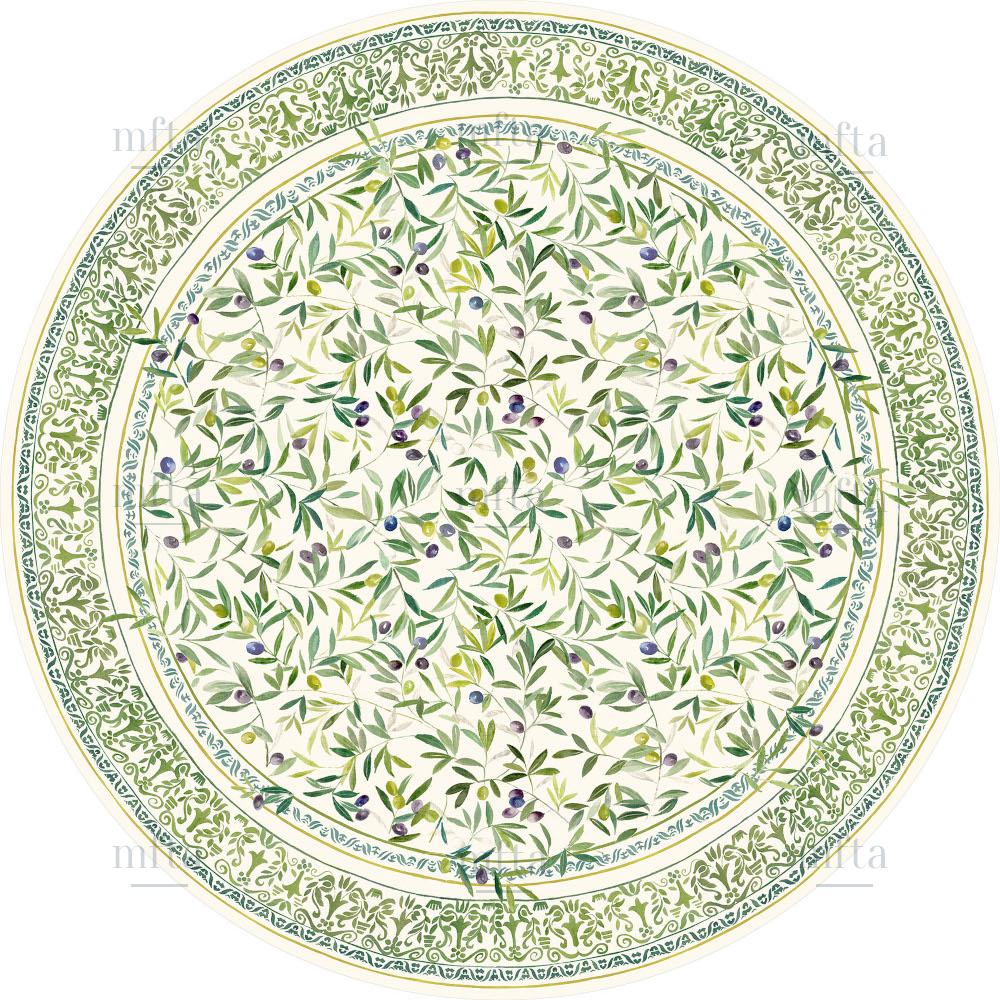 Toscane Nappe ronde cretonne