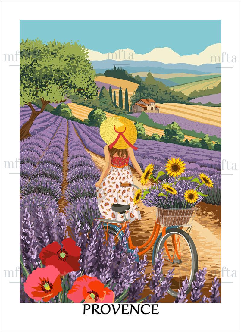 Torchon Balade en provence