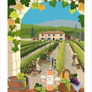 7177_TORCHON VENDANGES_001 Torchon Vendanges