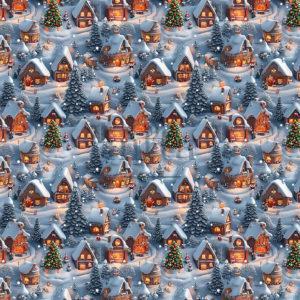 7219_VILLAGE ENNEIGE_001 Village enneigé