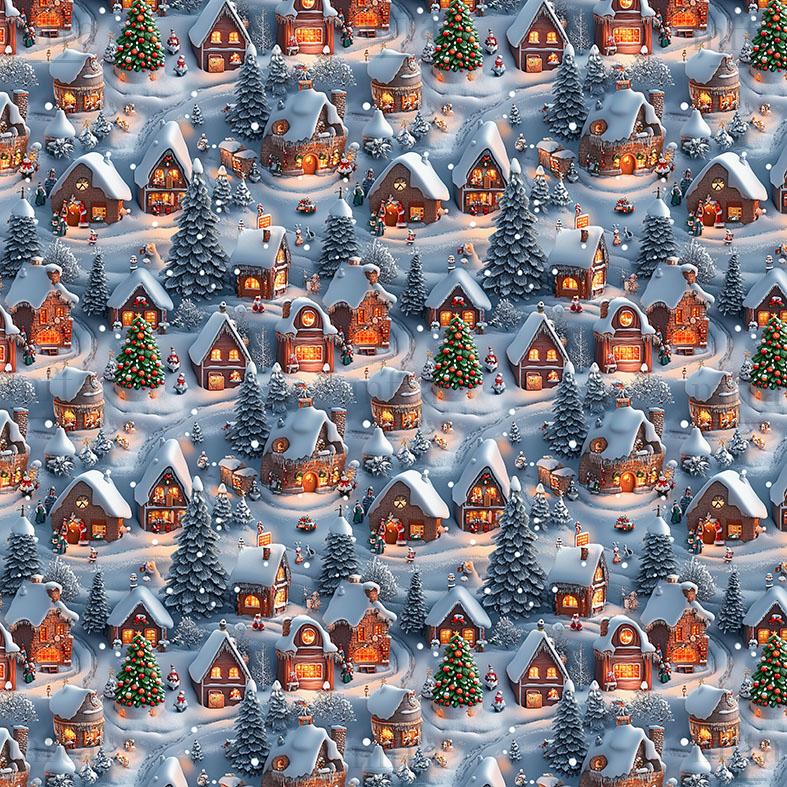 7219_VILLAGE ENNEIGE_001 Village enneigé