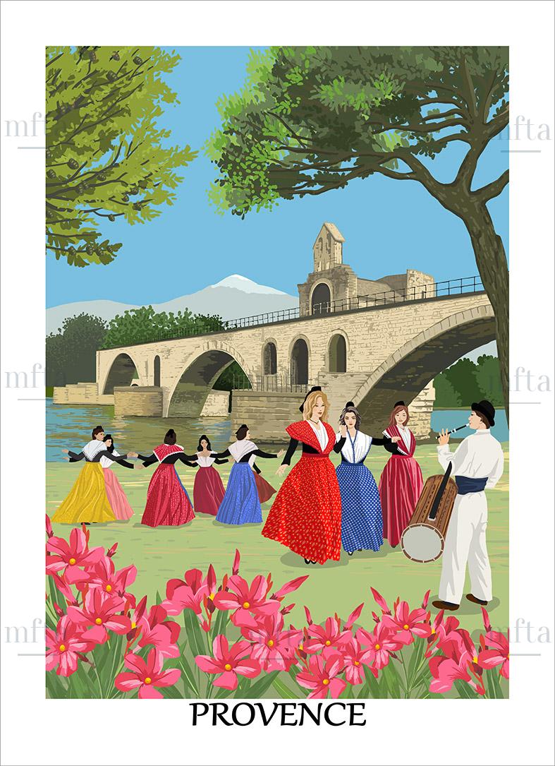 7243 TORCHON FARANDOLE Torchon Farandole